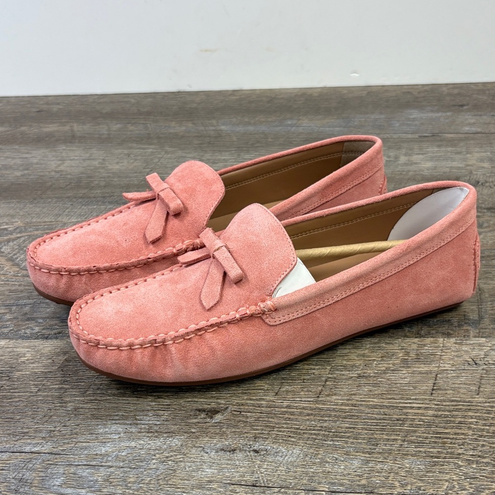 Aerosoles “Wesley” Blush Suede Leather Moccasins (Size 7)